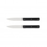 Voir la slide 9.47 Coffret Couteaux de Table Gris Anthracite 2 pcs 