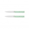 Voir la slide 9.47 Coffret Couteaux de Table Vert Pistache 2 pcs 