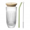 Voir la slide Ouessant Verre à Smoothie avec Couvercle et Paille 45 cl
