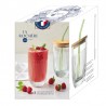 Voir la slide Ouessant Verre à Smoothie avec Couvercle et Paille 45 cl