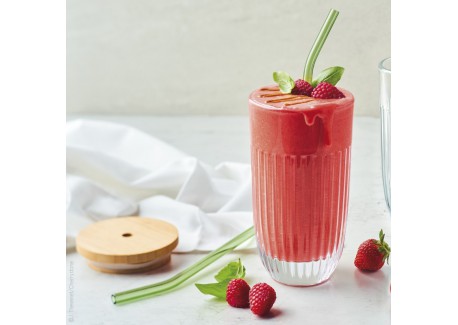 Ouessant Smoothieglas met Deksel en Rietje 45 cl
