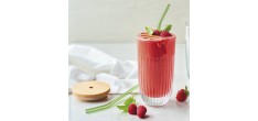 Ouessant Verre à Smoothie avec Couvercle et Paille 45 cl