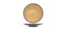 Divine Moon Dinerbord Antraciet Grijs/Oker 28 cm