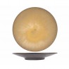 Zie dia Divine Moon Dinerbord Antraciet Grijs/Oker 28 cm