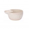Zie dia Quartz Amuse Kom + Sausschaaltje Crème Gespikkeld 14,5x6,5 cm