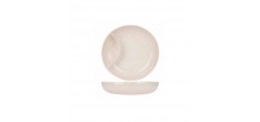 Quartz Amuse Plat de Service Compartimenté Crème Moucheté 27 cm