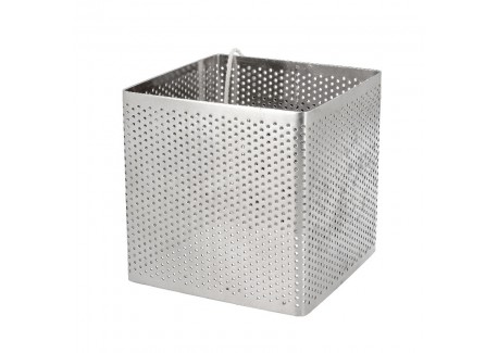 Geperforeerde Kubus Hoge Vierkante Bakvorm 8x8x8 cm