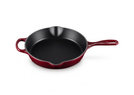 Koekenpan Ronde Gietijzeren 26 cm Rhône Rood