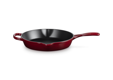 Koekenpan Ronde Gietijzeren 26 cm Rhône Rood