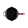 Zie dia Koekenpan Ronde Gietijzeren 26 cm Rhône Rood