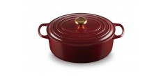 Cocotte Fonte Signature Ovale 6,3 L Rouge Rhône (31 cm)
