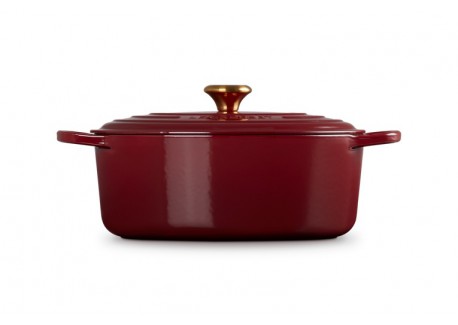 Signature Ovale Gietijzeren Stoofpot 6,3 L Rhône Rood (31 cm)