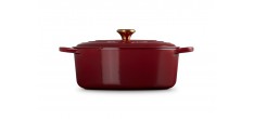 Cocotte Fonte Signature Ovale 6,3 L Rouge Rhône (31 cm)