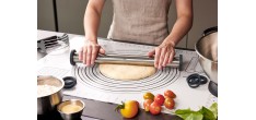 Rego Rouleau à Patisserie Réglable Inox 40 cm 