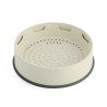 Zie dia Steamy Stapelbare Siliconen Stoommand 24 cm Creme