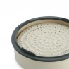 Voir la slide Steamy Panier Vapeur Empilable en Silicone 24 cm Crème