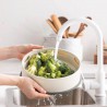 Voir la slide Steamy Panier Vapeur Empilable en Silicone 24 cm Crème