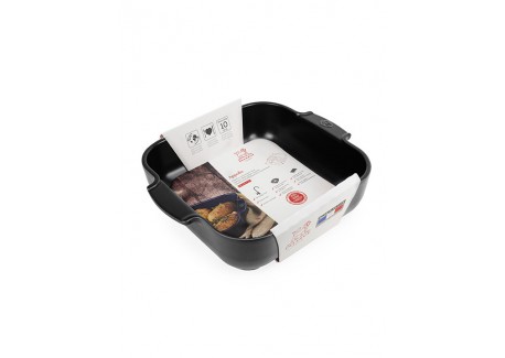 Appolia Vierkante Ovenschaal 28x24 cm Mat Zwart Truffel