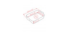Appolia Rechthoekige Ovenschaal 25x17 cm Mat Zwart Truffel