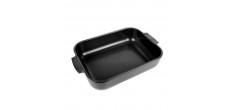 Appolia Rechthoekige Ovenschaal 36x23 cm Mat Zwart Truffel