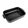 Zie dia Appolia Rechthoekige Ovenschaal 36x23 cm Mat Zwart Truffel