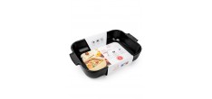Appolia Rechthoekige Ovenschaal 36x23 cm Mat Zwart Truffel