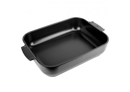 Appolia Rechthoekige Ovenschaal 40x27 cm Mat Zwart Truffel