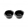 Voir la slide Set Ramequins 11 cm Noir Mat Truffe 2 pcs