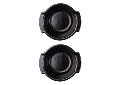 Set Ramequins 11 cm Noir Mat Truffe 2 pcs