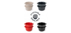 Set Ramequins 11 cm Noir Mat Truffe 2 pcs