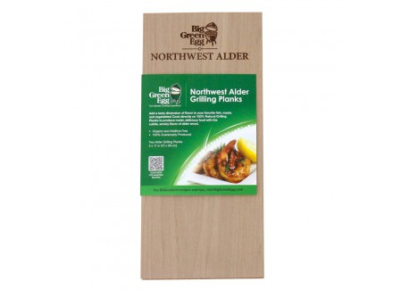 Planchettes de Bois à Griller/Fumer 28 cm Aulne 2 pcs
