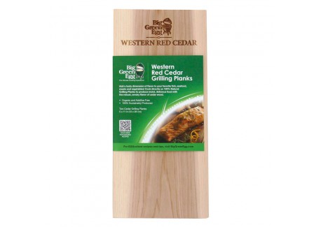 Planchettes de Bois à Griller/Fumer 28 cm Cèdre 2 pcs