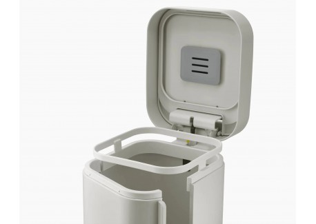 Porta Prullenbak 40 l met Lichtgrijs Pedaal