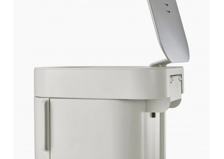 Porta Prullenbak 40 l met Lichtgrijs Pedaal