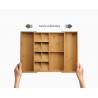 Voir la slide Drawerstore Range Couverts Extensible en Bambou