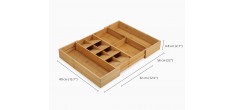 Drawerstore Range Couverts Extensible en Bambou