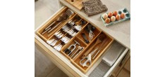 Drawerstore Range Couverts Extensible en Bambou