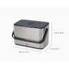 Voir la slide Collect Bac Composteur de Cuisine Inox avec Filtre 4 L