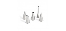 Lot 5 Douilles Patisserie en Inox Assorties