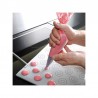 Zie dia Set van 5 geassorteerde RVS gebakspuitmonden