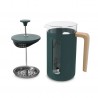 Voir la slide Pisa Cafetière à Piston French Press 3 Tasses (35 cl) Vert