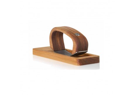 Rocca Presse-Ail Inox et Planche en Bois