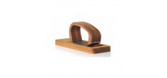Rocca Presse-Ail Inox et Planche en Bois