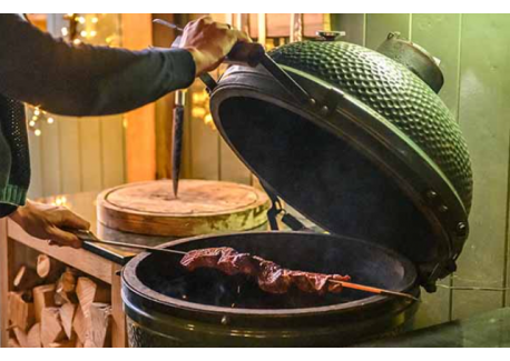Olijf Churrasco Barbecue Spies 50 cm