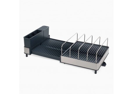 Extend Max Steel Egouttoir à Vaisselle Extensible Inox Grande Capacité