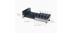 Extend Max Steel Uitschuifbaar Afdruiprek RVS Grote Capaciteit