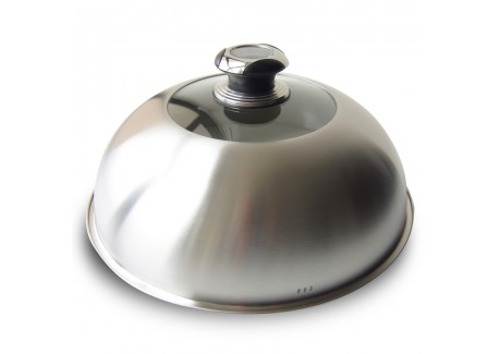 Cloche de Cuisson Inox Thermomètre Plancha Gaz et Electrique