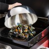 Voir la slide Cloche de Cuisson Inox Thermomètre Plancha Gaz et Electrique