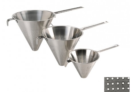 Chinese Keukenzeef Geperforeerd RVS 20 cm