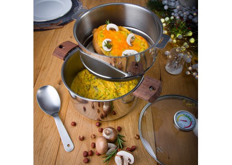 Cuillère de Service Inox Brossé 25 cm